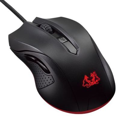 Picture of Asus CERBERUS Gaming Mouse, 2500 DPI, 4-Step DPI Control, 4-Colour LED, 155g