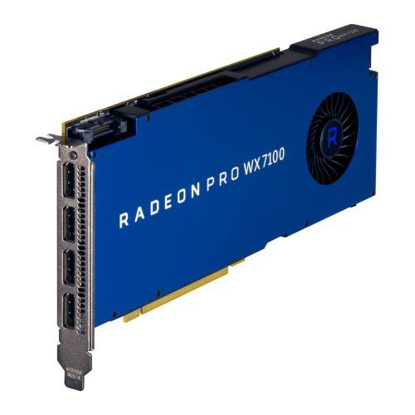 Picture of AMD Radeon Pro WX 7100 Professional Graphics Card, 8GB DDR5, 4 DP 1.4, 1080MHz, CrossFire