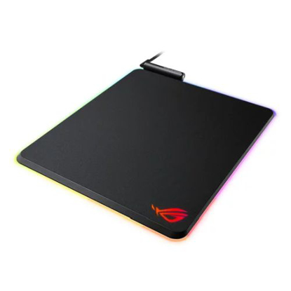 Picture of Asus ROG Balteus RGB Gaming Mouse Pad, Customisable Lighting, Non-slip, USB Passthrough, 370 x 320 x 7.9 mm