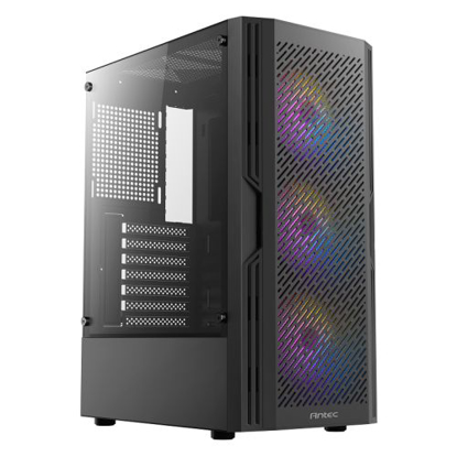 Picture of Antec AX20 Gaming Case w/ Glass Window, ATX, 3 Front ARGB Fans, Mesh Airflow