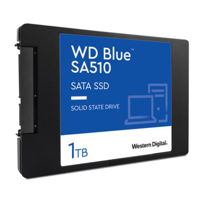 Picture of WD 1TB Blue SA510 G3 SSD, 2.5", SATA3, R/W 560/520 MB/s, 90K/82K IOPS, 7mm