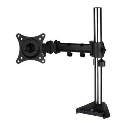 Picture of Arctic Z1 Pro Gen 3 Single Monitor Arm with 4-Port USB 3.0 Hub, up to 43" Monitors / 49" Ultrawide, 180° Swivel, 360° Rotation