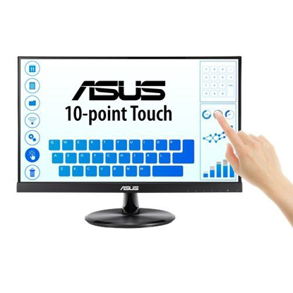 Picture of Asus 21.5" Frameless IPS LED Touchscreen Monitor (VT229H), 1920 x 1080, 5ms, VGA, HDMI, Speakers, VESA