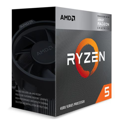 Picture of AMD Ryzen 5 4600G CPU, AM4, 3.7GHz (4.2 Turbo), 6-Core, 65W, 11MB Cache, 7nm, 4th Gen, Radeon Graphics