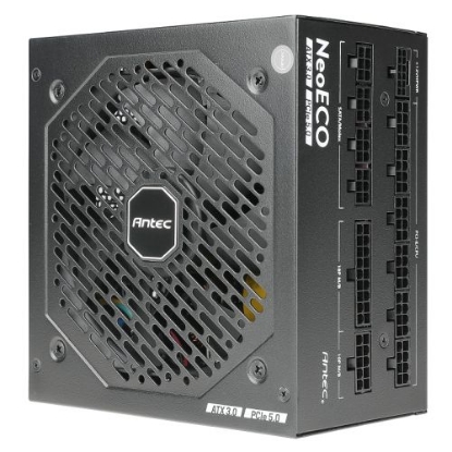 Picture of Antec 850W NeoECO NE850GM PSU, Fully Modular, FDM Fan, 80+ Gold, ATX 3.0, PCIe 5.0, Zero RPM Manager, Compact Design