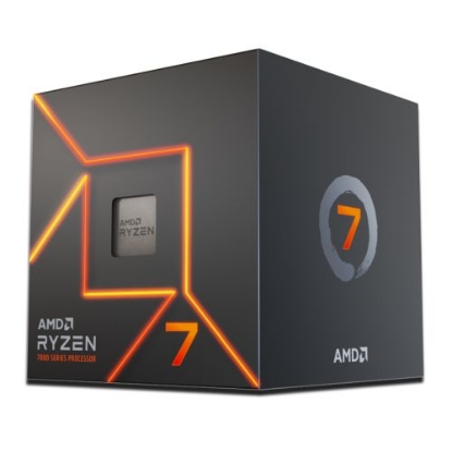 Picture of AMD Ryzen 7 7700 CPU w/ Wraith Prism RGB Cooler, AM5, 3.8GHz (5.3 Turbo), 8-Core, 65W, 40MB Cache, 5nm, 7th Gen, Radeon Graphics