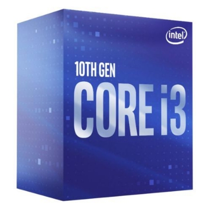 Picture of Intel Core I3-10100 CPU, 1200, 3.6 GHz (4.3 Turbo), Quad Core, 65W, 14nm, 6MB Cache, Comet Lake