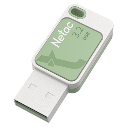 Picture of Netac 128GB UA31 USB 3.2 Memory Pen, Key Ring, Smoothies Green