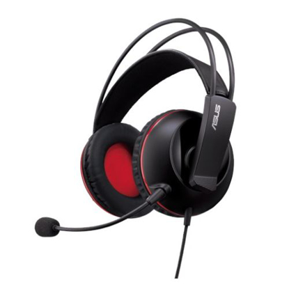 Picture of Asus Cerberus Gaming Headset, 60mm Drivers, Full-size Cushions, Dual-mic, Braided Cable
