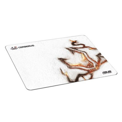 Picture of Asus CERBERUS ARCTIC Gaming Mouse Pad, Heavy Weave for Controlled Movement, Fray-Resistant.400 x 300 mm