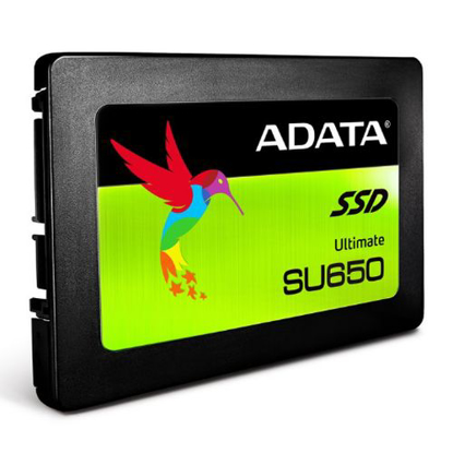 Picture of ADATA 120GB Ultimate SU650 SSD, 2.5", SATA3, 7mm, 3D NAND, R/W 520/320 MB/s, 75K IOPS