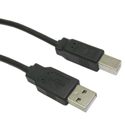 Picture of Spire USB Printer Cable, 1.8 Metres, Type A to B, Black