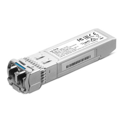 Picture of TP-LINK (TL-SM5110-LR) 10GBase-LR SFP+ LC Transceiver, Single-mode, Hot-Pluggable, DDM Support, 1310 nm