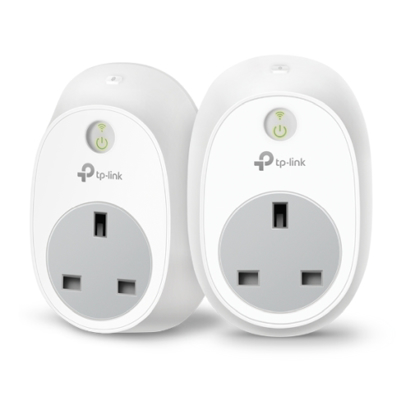Picture of TP-LINK (HS100 2-PACK V2.1) Kasa Wi-Fi Smart Plug Kit, Remote Access, Scheduling, Away Mode, Voice Control, Grouping