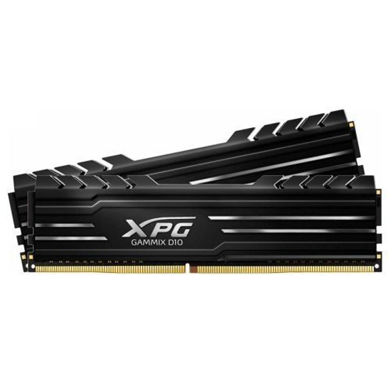 Picture of ADATA XPG GAMMIX D10 16GB Kit (2 x 8GB), DDR4, 3600MHz (PC4-28800), CL18, XMP 2.0, DIMM Memory, Low Profile