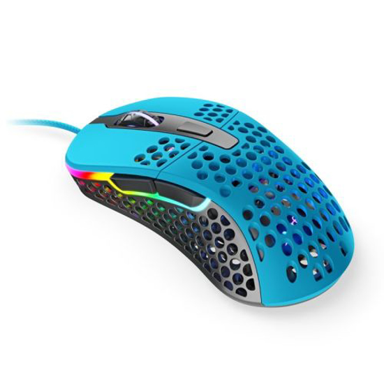 Picture of Xtrfy M4 RGB Wired Optical Gaming Mouse, USB, 400-16000 CPI, Omron Switches, 125-1000 Hz, Adjustable RGB, Blue