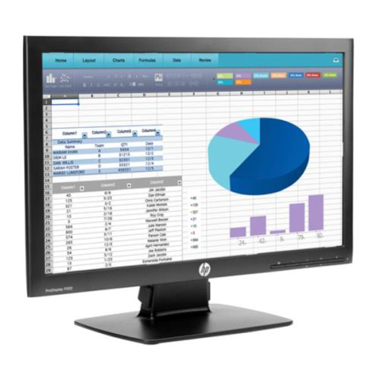 Picture of HP 20"  ProDisplay (P202) Monitor, 1600 x 900, 5ms, VGA, DisplayPort, VESA *GRADE A REFURB*