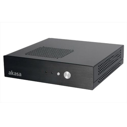 Picture of Akasa Cypher Ultra Compact Thin Mini-ITX Case, 1x 2.5", VESA Mountable, PSU not included