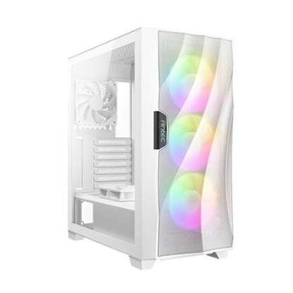 Picture of Antec DF700 FLUX RGB Gaming Case w/ Glass Window, ATX, 5 x Fans (3 Front ARGB), Advanced Ventilation, White