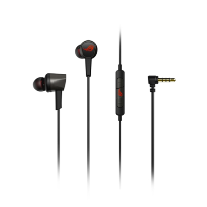Picture of Asus ROG Cetra II Core Gaming In-Ear Earset, 3.5mm Jack, Inline Microphone, Liquid Silicone Rubber, Carry Case