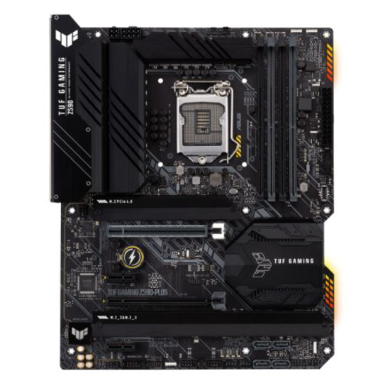 Picture of Asus TUF GAMING Z590-PLUS, Intel Z590, 1200, ATX, 4 DDR4, HDMI, DP, 2.5G LAN, RGB, 3x M.2