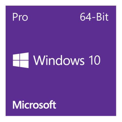 Picture of Microsoft Windows 10 Professional 64-bit, OEM DVD, Single Copy