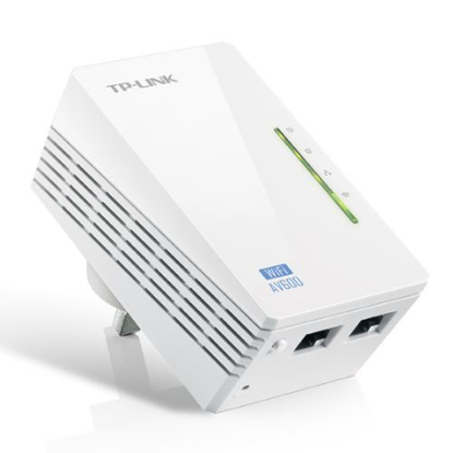 Picture of TP-LINK (TL-WPA4220) 300Mbps AV600 Wireless N Powerline Extender, Single Add-on Adapter