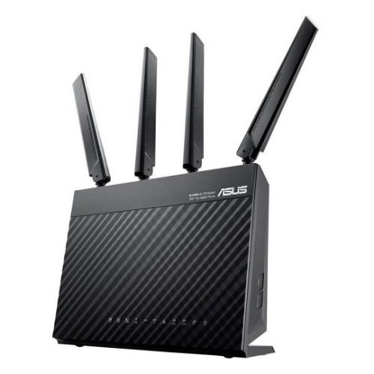 Picture of Asus (4G-AC68U) AC1900 (600+1300) Wireless Dual Band 4G LTE Router, 4-Port, WAN Port, USB 3.0