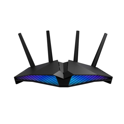 Picture of Asus (DSL-AX82U) AX5400 Wireless ADSL/VDSL2 Dual Band RGB Wi-Fi 6 Router, 802.11ax, AiMesh, Lifetime Free Internet Security