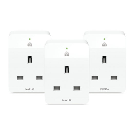 Picture of TP-LINK (KP105 3-Pack) Kasa Smart Wi-Fi Plug Slim, Remote Access, Schedule & Timer, Grouping, Voice Control