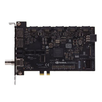 Picture of PNY NVidia Quadro Sync II Board - Synchronize up to 4 Pascal GPUs per Card, PCIe, 2x RJ-45 Frame Lock, BNC Genlock connector