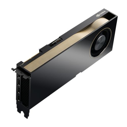 Picture of PNY RTXA6000 Professional Graphics Card, 48GB DDR6, 4 DP (HDMI adapter), Ampere Ray Tracing, 10752 Core, NVLink support, Retail