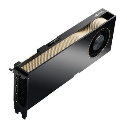 Picture of PNY RTXA6000 Professional Graphics Card, 48GB DDR6, 4 DP, Ampere Ray Tracing, 10752 Core, NVLink support, OEM (Brown Box)