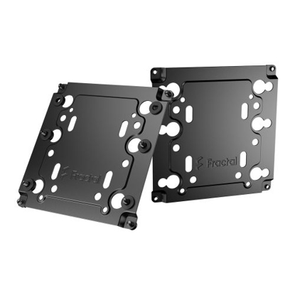 Picture of Fractal Design Universal Multibracket – Type-A (2-pack), 2.5”/3.5” SSD/HDD - Converts a standard 120mm fan slot to an HDD, SSD or pump mount