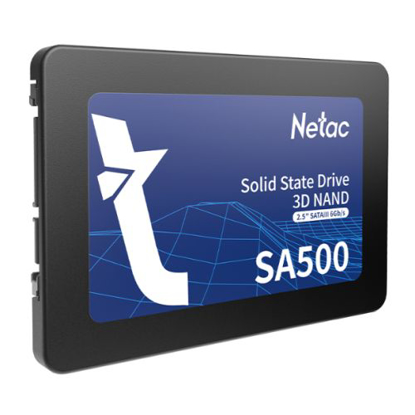 Picture of Netac 128GB SA500 SSD, 2.5", SATA3, 3D NAND, R/W 500/400 MB/s, 7mm