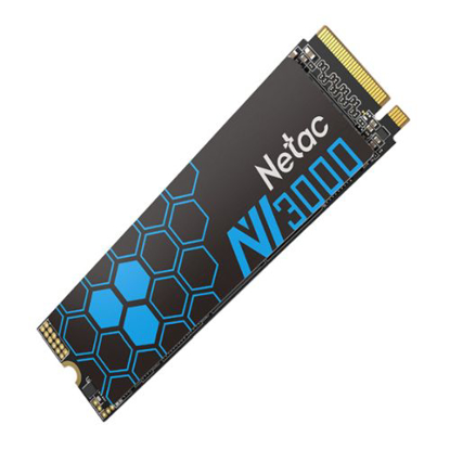 Picture of Netac 1TB NV3000 M.2 NVMe SSD, M.2 2280, PCIe3, 3D TLC NAND, R/W 3100/2100 MB/s, 200K/190K IOPS