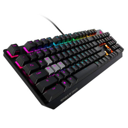 Picture of Asus ROG Strix SCOPE Mechanical RGB Gaming Keyboard, Cherry MX Red, Stealth Key, Aluminium Frame, Aura Sync