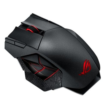 Picture of Asus ROG Spatha Gaming Mouse, Wired/Wireless, 8200 DPI, 12 Programmable Buttons, RGB LED