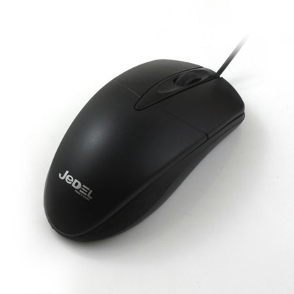 Picture of Jedel (CP72) Wired Optical Mouse, 1000 DPI, USB, Black