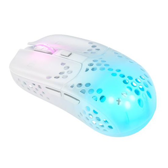 Picture of Xtrfy MZ1 RGB Optical Ultra-Light Gaming Mouse, 400-19000 CPI, Kailh Switches, Adjustable RGB, Modular Design, White