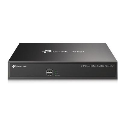 Picture of TP-LINK (VIGI NVR1008H) 8-Channel NVR, No HDD (Max 10TB), 4-Channel Simultaneous Playback, Remote Monitoring, H.265+, Two-Way Audio