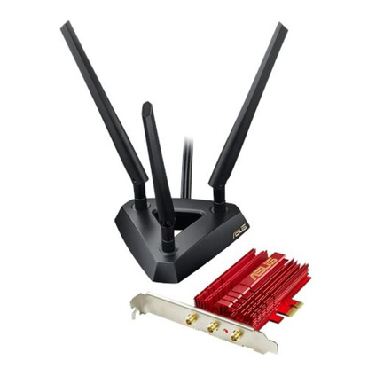Picture of Asus (PCE-AC68) AC1900 (600+1300), Wireless Dual Band PCI Express Adapter, 3 Antennas, External Base
