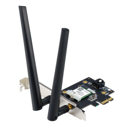 Picture of Asus (PCE-AX1800) AX1800 Wireless Dual Band PCI Express Wi-Fi 6 Adapter, Bluetooth 5.2,  WPA3, OFDMA & MU-MIMO