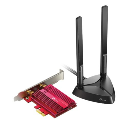 Picture of TP-LINK (Archer TX3000E) AX3000 (574+2402) Wireless Dual Band PCI Express Wi-Fi 6 Adapter, Bluetooth 5.0,  WPA3, Magnetized Base