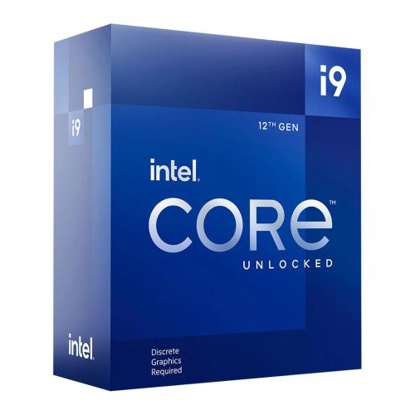 Picture of Intel Core i9-12900KF CPU, 1700, 3.2 GHz (5.1 Turbo), 16-Core, 125W (241W Turbo), 10nm, 30MB Cache, Overclockable, Alder Lake, No Graphics, NO HEATSINK/FAN