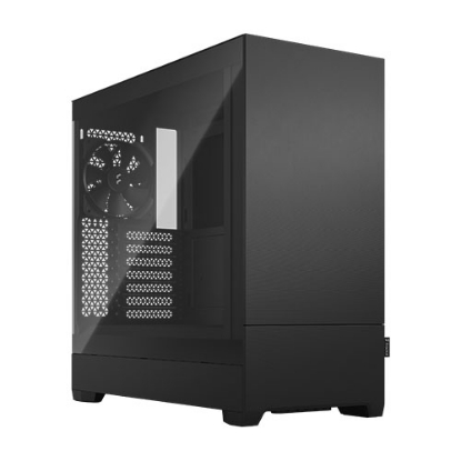 Picture of Fractal Design Pop Silent (Black TG) Gaming Case w/ Clear Glass Window, ATX, Sound-Damping Steel & Foam, 3 Fans
