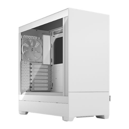 Picture of Fractal Design Pop Silent (White TG) Gaming Case w/ Clear Glass Window, ATX, Sound-Damping & Steel Foam, 3 Fans