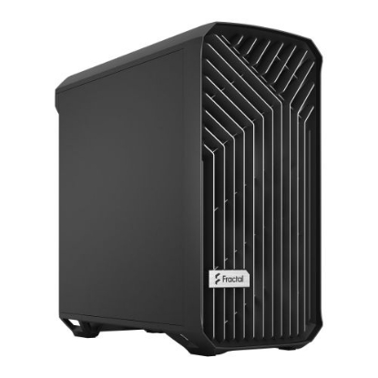 Picture of Fractal Design Torrent Compact (Black Solid) Gaming Case, E-ATX, 2 Fans, Fan Hub, Front Grille, USB-C
