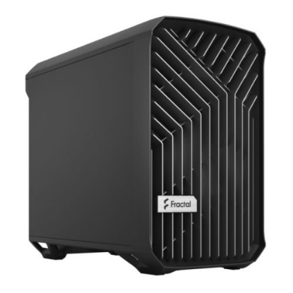 Picture of Fractal Design Torrent Nano (Black Solid) Case, Mini ITX, 1 Fan, ATX PSU & 335mm GPU Support, 280mm Watercooling, Front Grille, USB-C