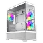Picture of GameMax Vista ATX Gaming Case w/ Glass Side & Front, Mesh Panelling, 3x Infinity ARGB Fans, ARGB PWM Fan Hub, White